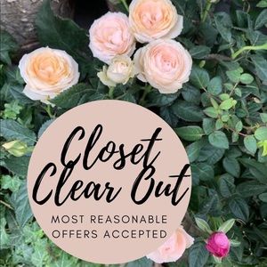 CLOSET CLEAR OUT